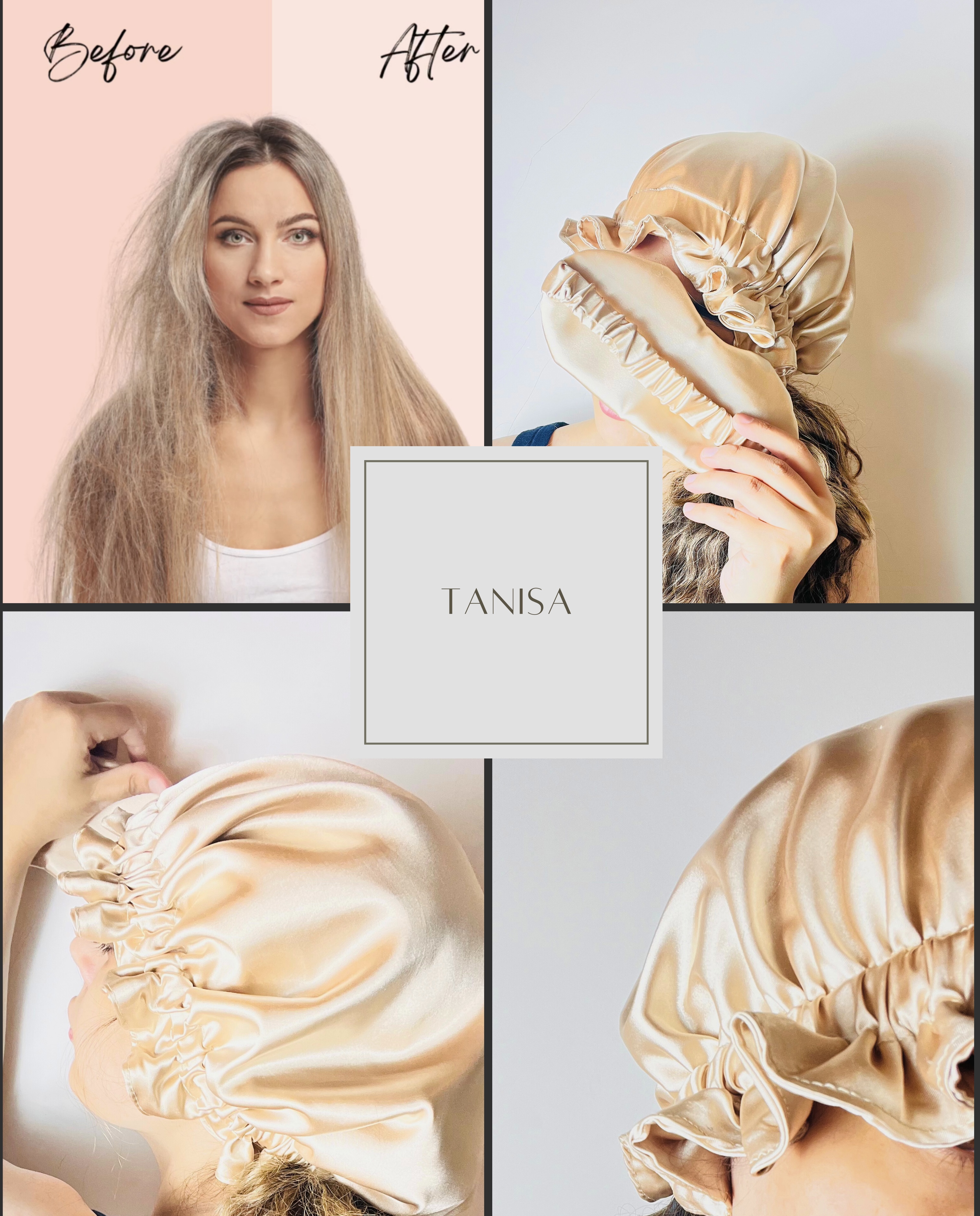 کلاه خواب ساتن – نرم، ضدحساسیت و محافظ مو |