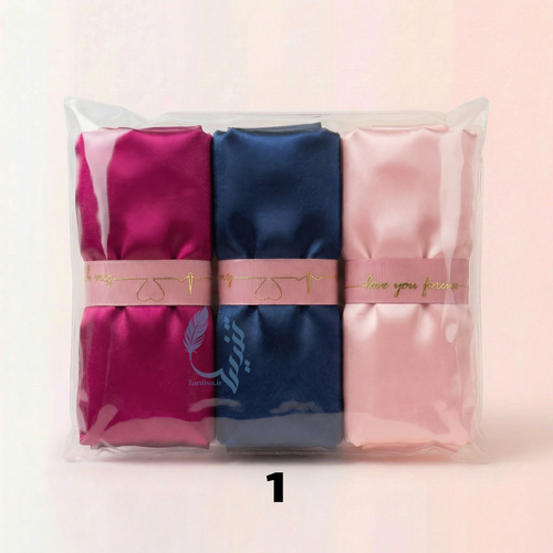 • پک ۳ عددی روبالشی ساتن | خرید اقتصادی روبالشی ساتن رنگ ترکیبی