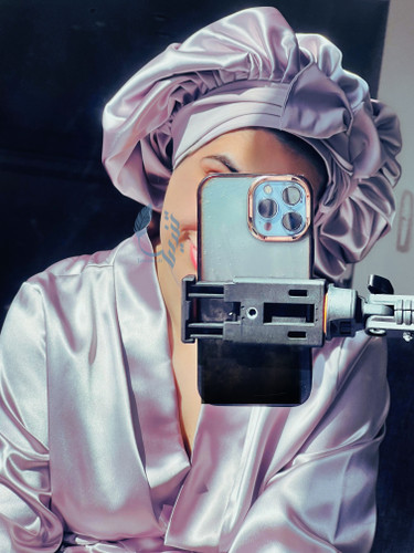 کلاه خواب ساتن ابریشم ژاپن بدون کش فوق العاده راحت – نرم، ضدحساسیت و فیکس با بند |