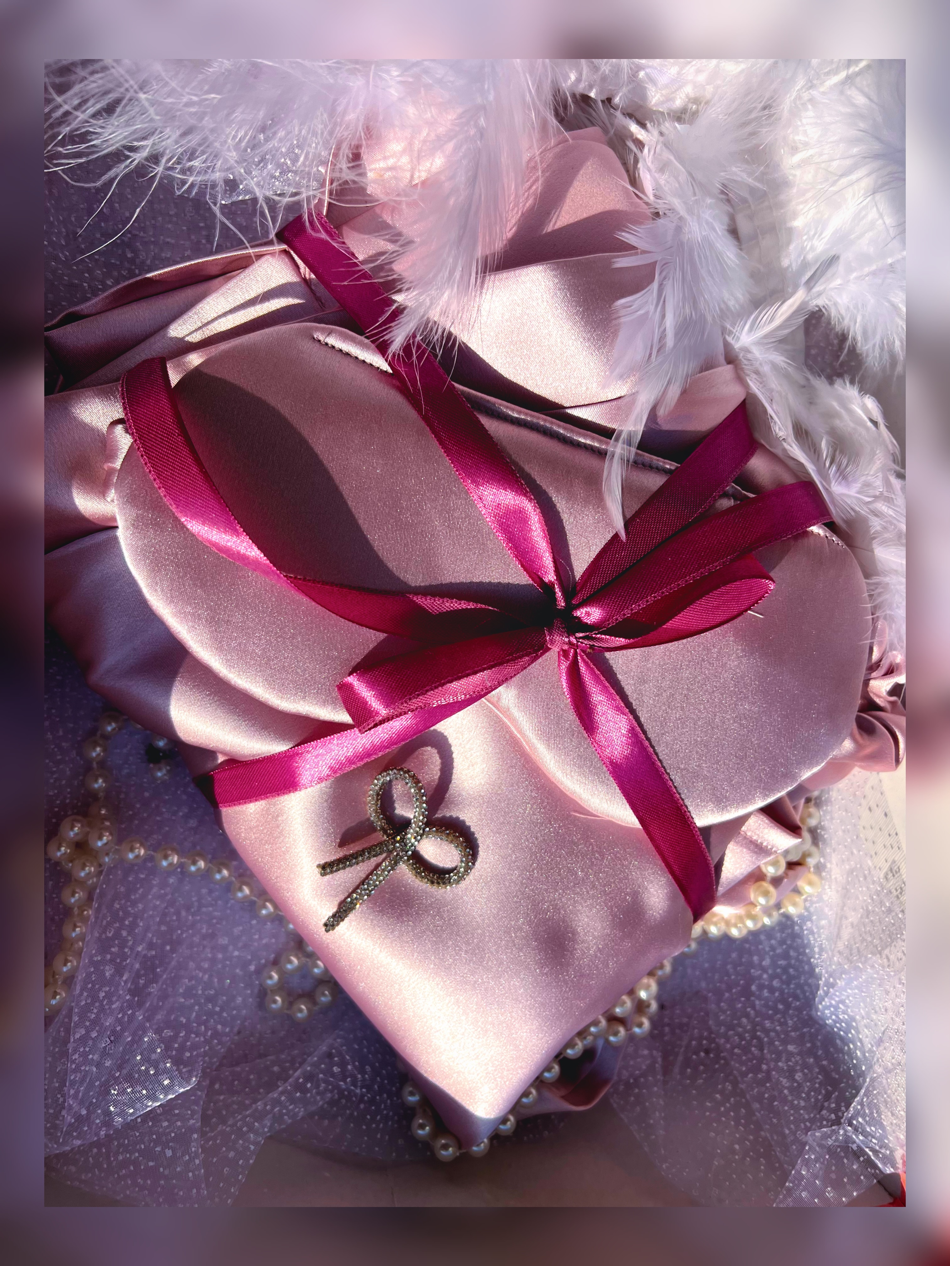 ست لوكس| روبدوشامبر ساتن ابريشم به همراه چشم بند